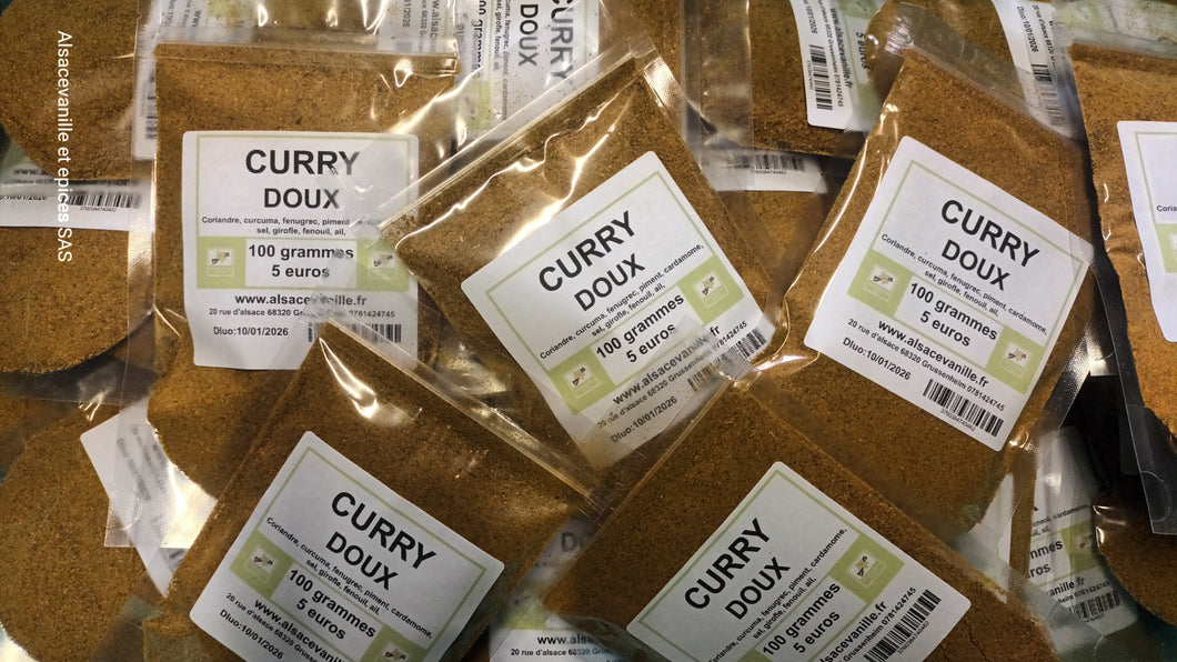 Curry doux 100 grammes