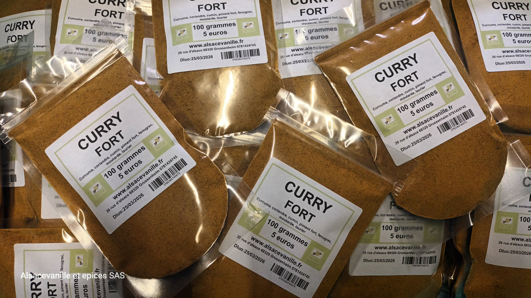 Curry fort 100 grammes
