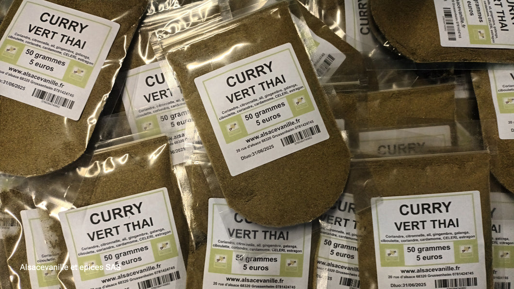 Curry vert Thaï 50 grammes