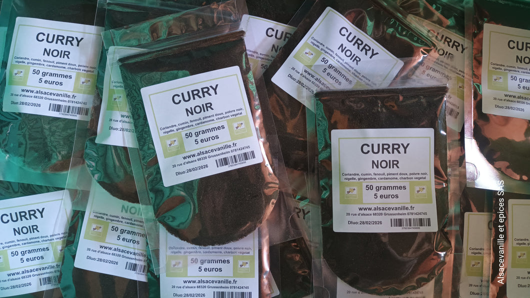 Curry noir 50 grammes