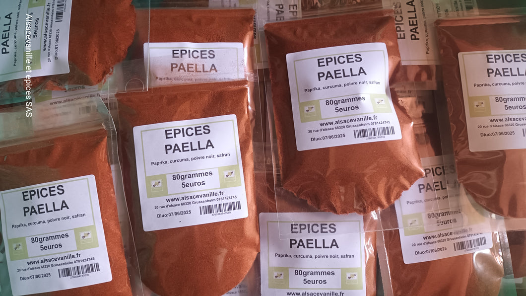 Epices Paëlla 80 grammes