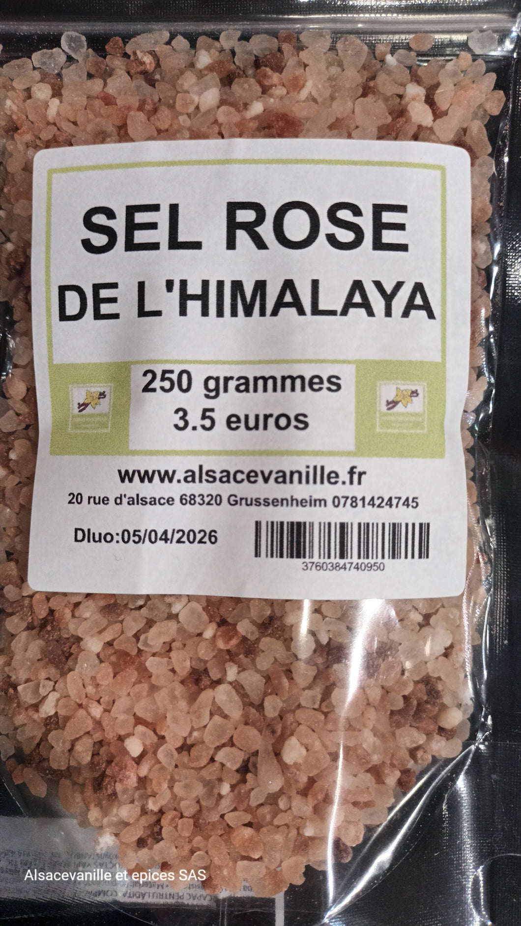 Sel rose 250 grammes