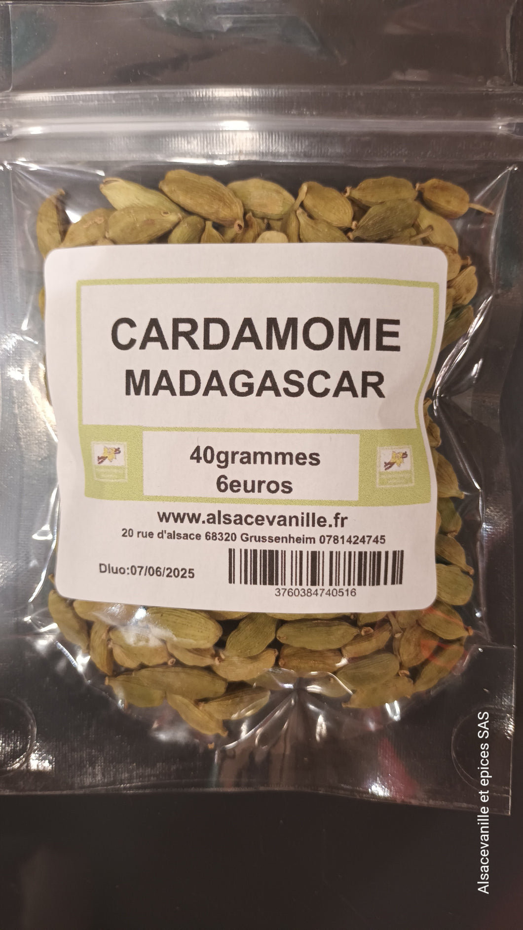 Cardamome entière 40 grammes