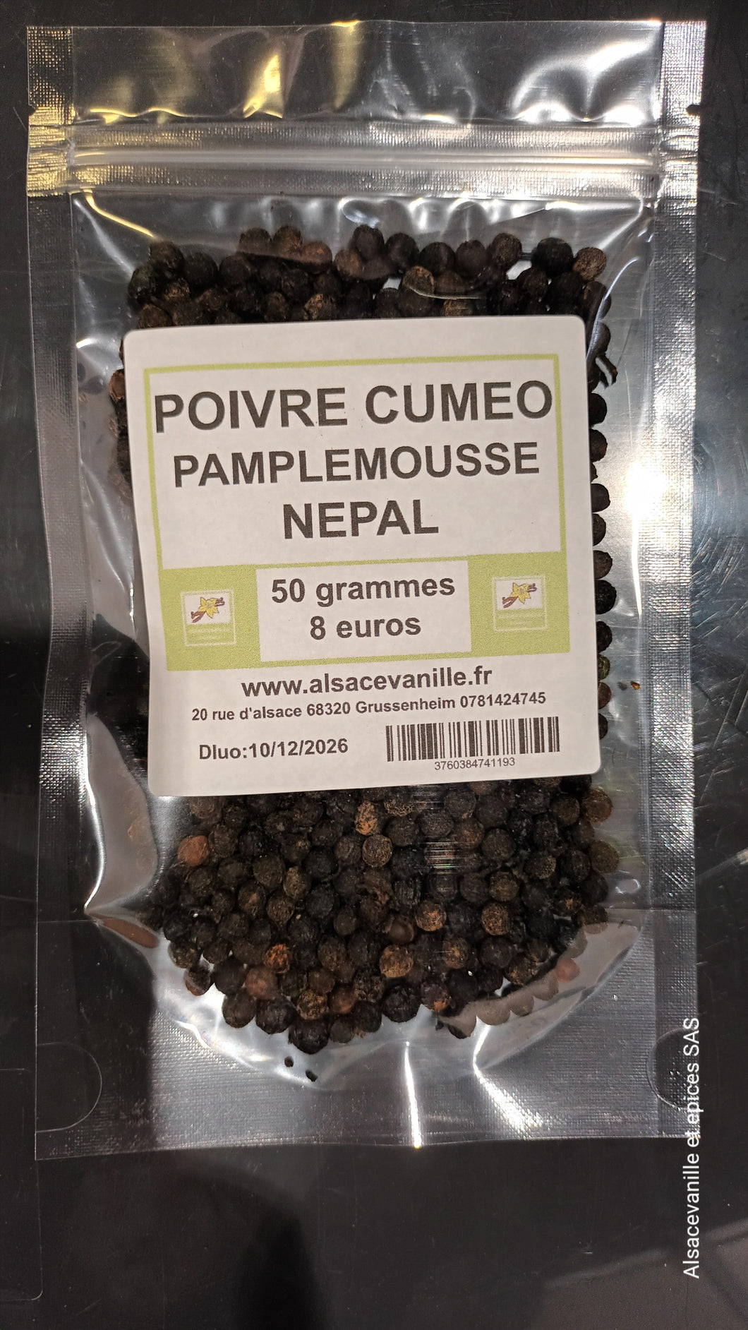 Poivre cumeo  pamplemousse du Nepal 50 grammes